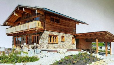 Objekt Nr.: SOND3000 - NÄHE SAMNAUN/Österreichische Seite: Neubauprojekt 2024/25: Chalet im traditionellen alpenländischen Almhütten Style in gigantischer Aussichtslage