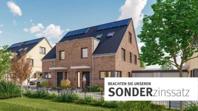 Moderne Doppelhaushälfte (Neubau) in schöner Wohnlage in Leverkusen-Steinbüchel!