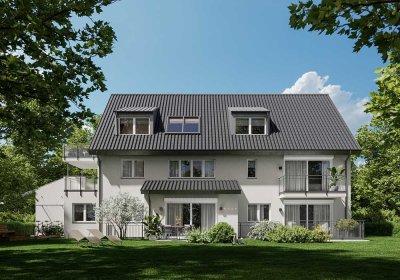 Baubeginn erfolgt Traumlage Waldperlach - 3 Zi.-Gart.-Mais-Whg. (incl.. 1 Hobr,) sonniger SW-Garten