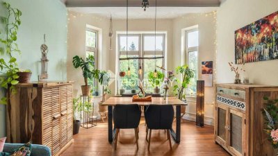 Stilvolle 3-Zimmer-Altbauwohnung mit Balkon in gepflegtem Jugendstilhaus
