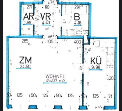 Helle 1-Zimmer-Wohnung nahe Alte Donau – 45 m² + Keller