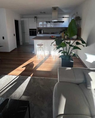 Moderne 3-Zimmer-Terrassenwohnung mit Gartennutzung und gehobener Innenausstattung