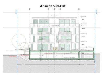 Helle Neubauwohnung mit eigenem Garten im KFW 40 Energiesparhaus Nähe Porta Nigra