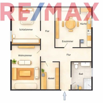 Wohnen mit Stil: Charmante 3-Zimmer-Altbauwohnung unweit des Innenhafens