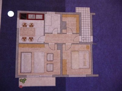 Helle 2,5-Zimmer Wohnung mit Balkon im 6. OG in Hilden