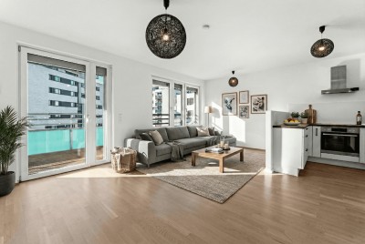 Helle, großzügige 3-Zimmer-Neubauwohnung mit Klimaanlage in Ruhelage von 1020 Wien