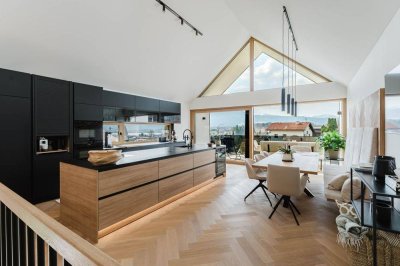 Salzkammergut: Bestlage Mondsee!Außergewöhnliches Architektenhaus für höchste Ansprüche