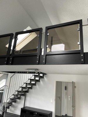 Exklus 2,5-Raum-Maisonette-Galerie-Wohnung mit geh. Innenausstattung mit EBK in Gerlingen