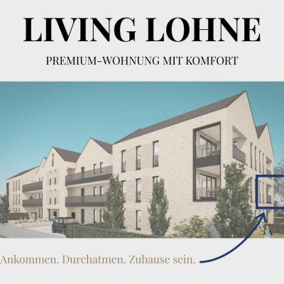Hochwertige 3-Zimmer-Neubauwohnung im 1. Obergeschoss – Living Lohne