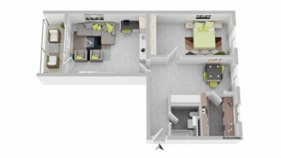 Sonne auf dem Balkon genießen