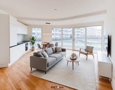 Neubau Nähe "UNO City" - Familienwohnung mit lichtdurchfluteten Panoramafenster