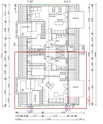 1300 € - 130 m² - 4.0 Zi.