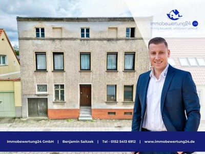 Einfamilienhaus mit Toreinfahrt inmitten der Rolandstadt Calbe (Saale)