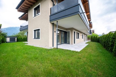 Exklusive Neubau-Gartenwohnung in Sonnenlage von Kössen