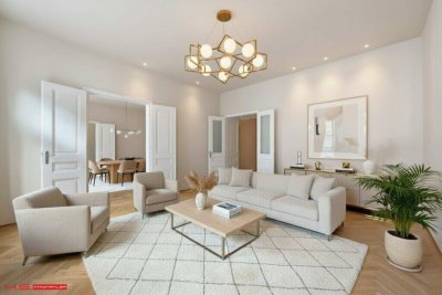 JOSEFSTÄDTER TOPKAUF - € 6900.-/m² - 142m²WFL - RENOVIERTE STILWOHNUNG - 4 bis 5 ZIMMER - SÜDLAGE