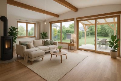 Moderne 4-Zimmer-Wohnung mit Einbauküche, Sauna & Gartenblick – ideal für Familien