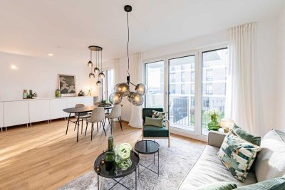 Wohnen am Wasser: 3-Zimmer-Wohnung mit Balkon