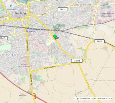 2 Zimmer- Wohnung mit Balkon, Kellerabteil und Stellplatz in Straubing Süd - Ost