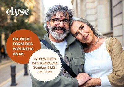 Aktivitäts- und Gemeinschaftsangebote im elyse Servicewohnen: barrierefreie 3-Zimmer-Neubauwohnung.