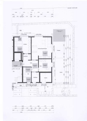 Neubau Komfortwohnung 3 Zimmer mit Terrasse und Gartenanteil