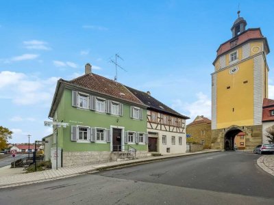 Gemütliches, denkmalgeschütztes Wohnhaus mit vielen Möglichkeiten