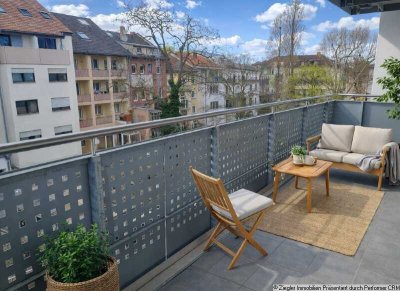 Großzüg. Wohnung mit 3 Balkonen u.TG-Platz, in MA-City, Nähe Hbf. - 55504059