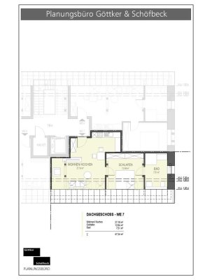 Helle 2-Zimmer Dachgeschoss-Wohnung im 1. OG in Münster-Amelsbüren (Außenbereich)