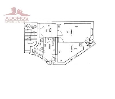 Vermietete 2-Zimmer-Wohnung in Berlin-Friedenau- Altbaucharme in gepflegtem Gründerzeithaus