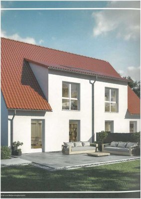 Doppelhaushälften als individuelle Planung mit Grundstück