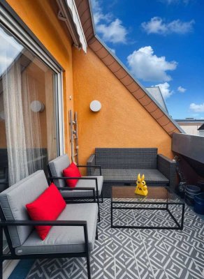 Einladende 3-Zimmer-Dachgeschoss-Wohnung in bevorzugter Innenstadtlage! Zentral und mit Balkon!