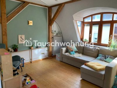 Tauschwohnung: Wunderschöne helle Maisonette-Wohung im Stühlinger
