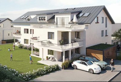 Stilvolle 3-Zimmer Neubauwohnung im Erdgeschoss