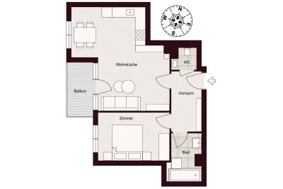 Sicheres Investment ohne Verwaltungsaufwand – vermietet, mietenpoolgesichert und in Top-Lage der Brigittenau | Augarten um die Ecke | Fußläufig U2, U4 &amp; U6