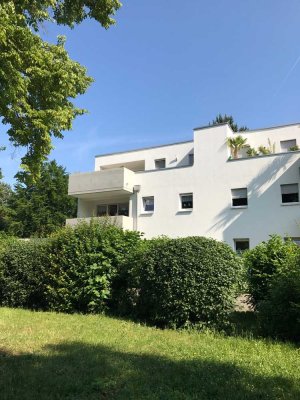 Moderne Zweiraumwohnung mit großer Dachterrasse