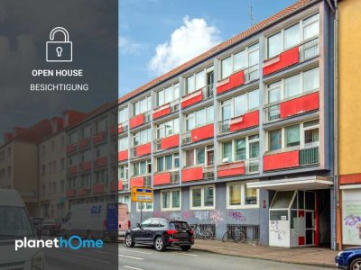 OpenHouse: 14.04.2025! Vermietete 1-Zimmer Wohnung mit eigenem Stellplatz in Hannover Linden-Nord
