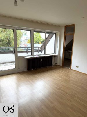 Bezugsfreie 1-Zimmer Wohnung mit großem Balkon mit Blick ins Grüne