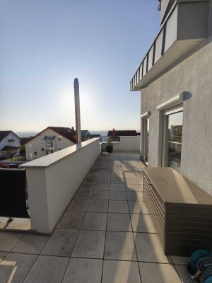 Traumhafte Maisonettewohnung mit Blick in die Rheinebene