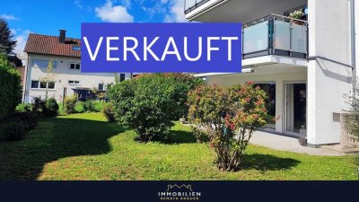 VERKAUFT 3-Zimmer-Gartenwohnung mit Terrasse am Bodensee – Oberuhldingen