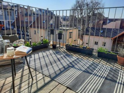 Kernsanierte Wohnung am Rande der Lindauer Altstadt mit Ausblick zum Bodensee