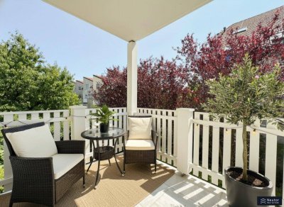 STADTRAND - TRAUMHAFTE 4 ZIMMER FAMILIENWOHNUNG INKL. GARAGE UND BALKON IN GRÜNLAGE