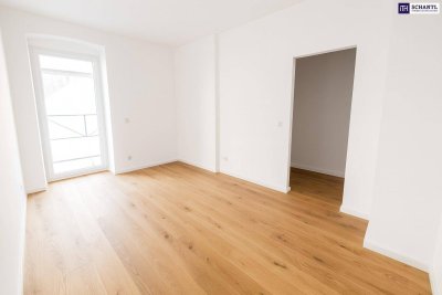 Wohntraum in der Mayssengasse – Erstbezug: 2-Zimmer-Altbau mit Innenhofbalkon &amp; hochwertiger Ausstattung ***
