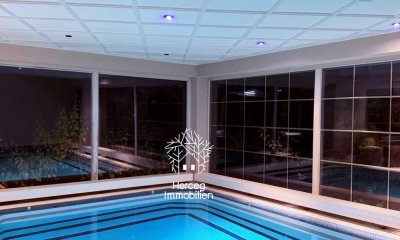 Exklusives Einfamilienhaus mit Sauna, Hallenbad mit moderner Gewerbeeinheit im Raum Esslingen