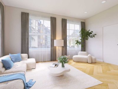Altbaucharme trifft Moderne – Neubau 2-Zimmer-Wohnung mit Terrasse im Ludenberger Ensemble