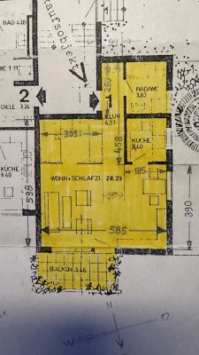 1-Zimmer Wohnung in Baden-Baden Weststadt