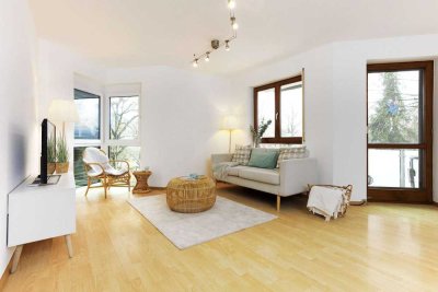 SONNENWINKEL in Efringen-Kirchen: 3-Zi.-Wohnung zentral gelegen mit Balkon, Gäste-WC und Carport