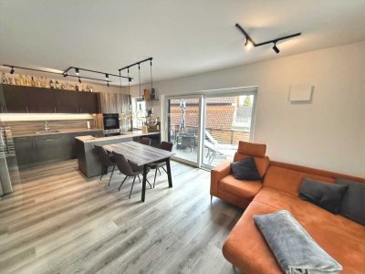 Moderne 3-Zimmer Wohnung am Fuße des Burgbergs in Donaustauf zur Vermietung:  teilmöbliert