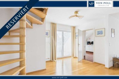 RESERVIERT 
Wohlfühlort in der Endetage (2. Etage)
 3-Zimmer - 2 Balkone -
 2 Tiefgaragenstellplä