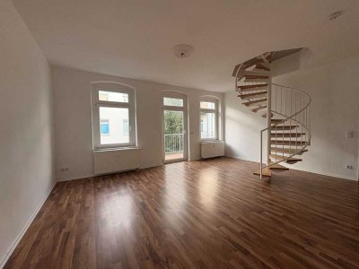 helle 2-Raum-Maisonettewohnung mit Balkon mitten in Sudenburg!
