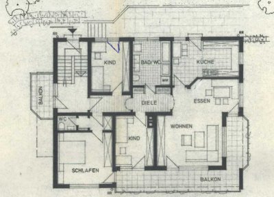 Attraktive 4-Zimmer-Wohnung mit gehobener Innenausstattung mit Balkon in Baiersbronn