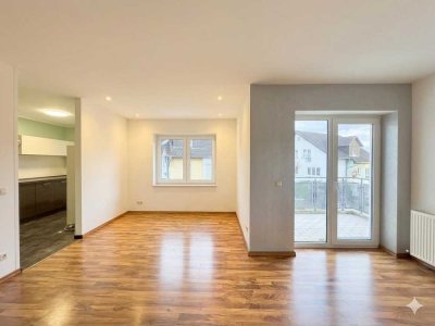 Vermietete 3-Zimmer-Wohnung in Pappritz mit Weitblick vom Balkon und 2 Stellplätzen